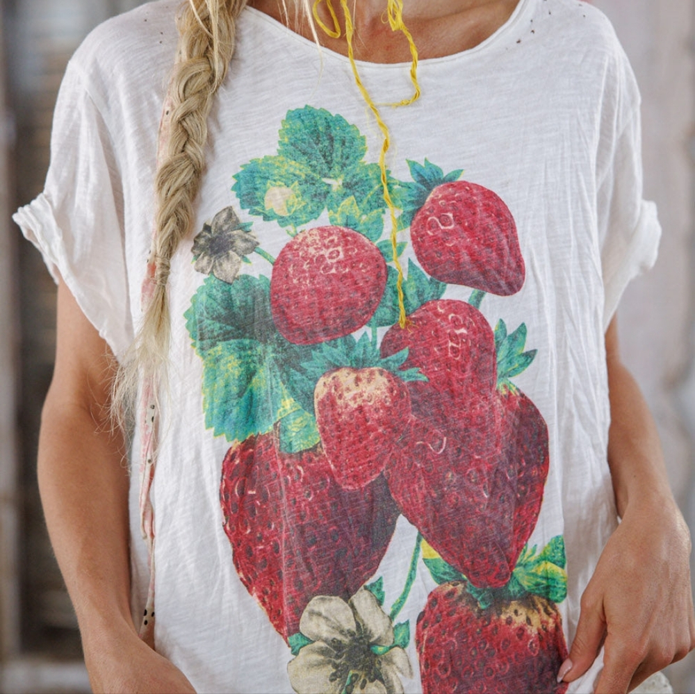 MP Strawberry Blooms Tee - Picture 2 of 6